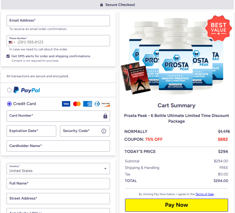 prosta-peak-order-page